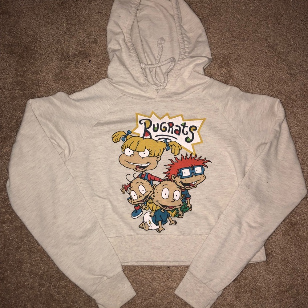 Rugrats cropped hoodie